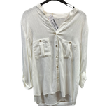 Blusa Damaris Lino Abotonada