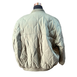Chaqueta Bomber Acolchada Forrada Con Cierre Y Broches