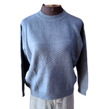 Sweater Cuello Redondo Cuadros De Fe