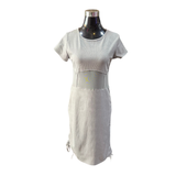 Vestido Algodón Transparencia Cintura