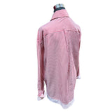 Blusa Listada Puño Doble Oversize