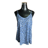 Lencera Viscosa Con Lentejuelas En Ondas Y Espalda Algodon