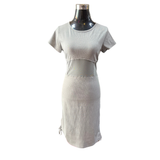 Vestido Algodón Transparencia Cintura