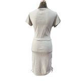 Vestido Algodón Transparencia Cintura