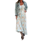 Vestido Belén Sin Mangas Hebra Dorada