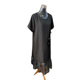 Vestido Tela Crepé 3 Anillos