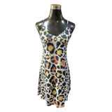 Mini Vestido Animal Print