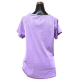 Polera Con Cuello V De Encaje