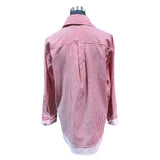 Blusa Listada Puño Doble Oversize