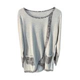 Poleras Lanilla Con Bolsillos Animal Print