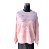 Sweater Lana Angora Acanalado Oversize Manga Englobada