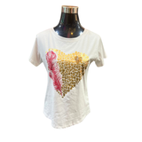Polera Pluma Corazón Algodón 2