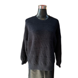 Sweater Lana Angora Acanalado Oversize Manga Englobada
