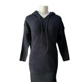 Sweater Lana Angora Spandex Con Gorro