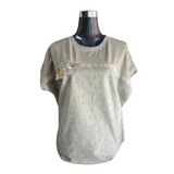 Polera Lentejuelas Oversize Cinto