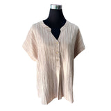 Blusa Crepe Abotonada