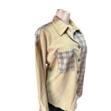 Camisa Cotele Y Lanilla Oversize