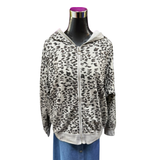 Poleron Con Cierre Animal Print Oversize