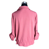 Chaqueta Urban Tela Crepé Cintura Ajustable