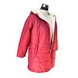 Parka Con Gorro Interior Forrado En Chiporro