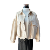 Chaqueta Eco Cuero Manga Princesa