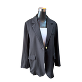 Blazer Forrado Verano Con Bolsillos
