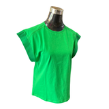 Polera Lisa Cuello Redondo Manga Puño