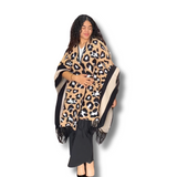 Ruana Vittoria - De Lana Diseño Estampado