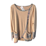 Poleras Lanilla Con Bolsillos Animal Print