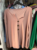 Blusa Algodón Boton Manga Larga