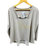 Polera Los Angeles Algodón Stretch Oversize