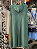 Sweater Lana Spandex Sin Mangas Con Gorro